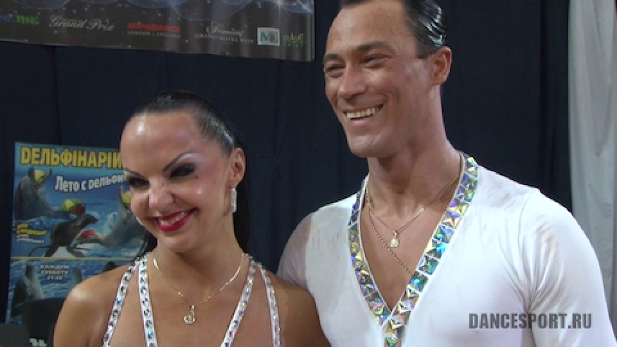 Surkov Segey - Melnicka Agnieshka (снимок экрана DanceSport.Ru)