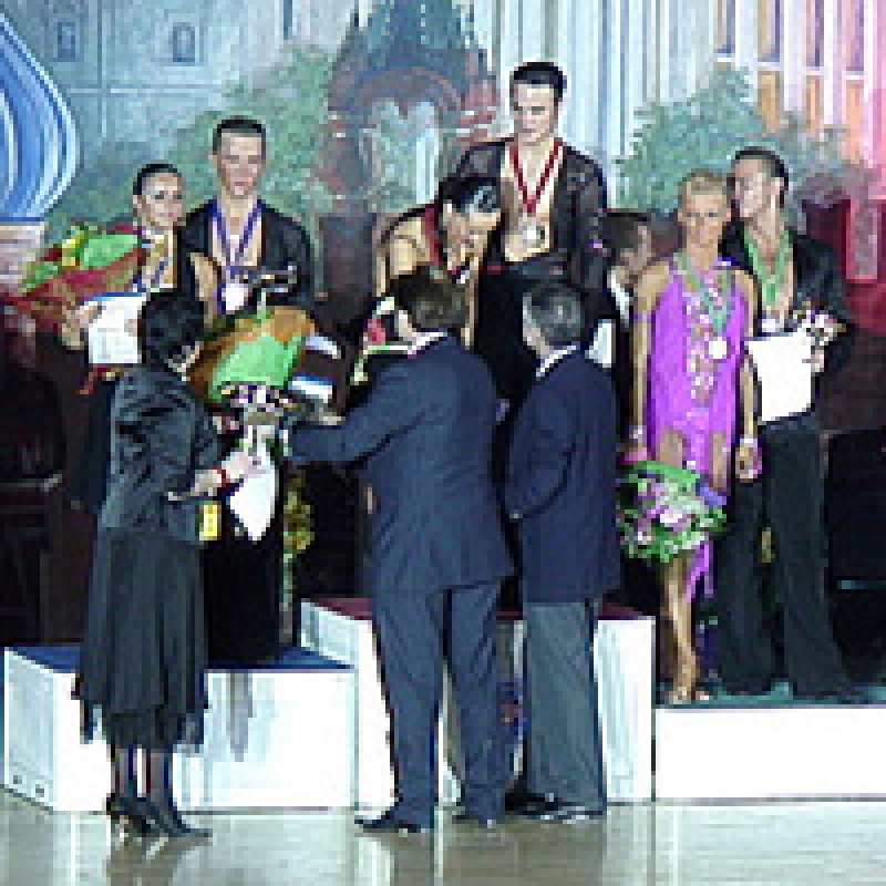 Призеры Чемпионата России 2007 по Латиноамериканским танцам