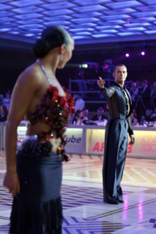 Славик Крикливый и Анна Мельникова, Россия (фото Елены Сус, специально для DanceSport.Ru)