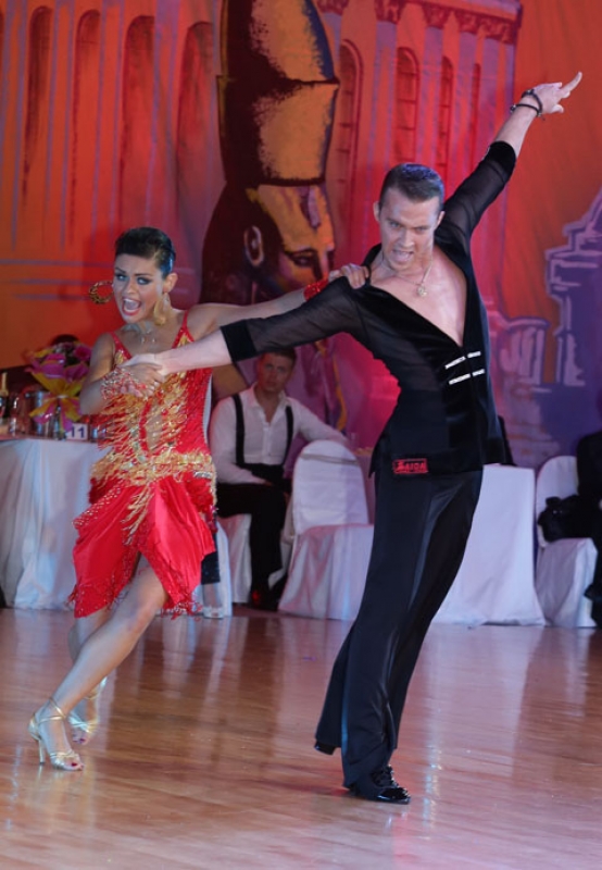 Андрей Зайцев - Елизавета Черевичная на первом этапе GallaDance Professional Grand Prix