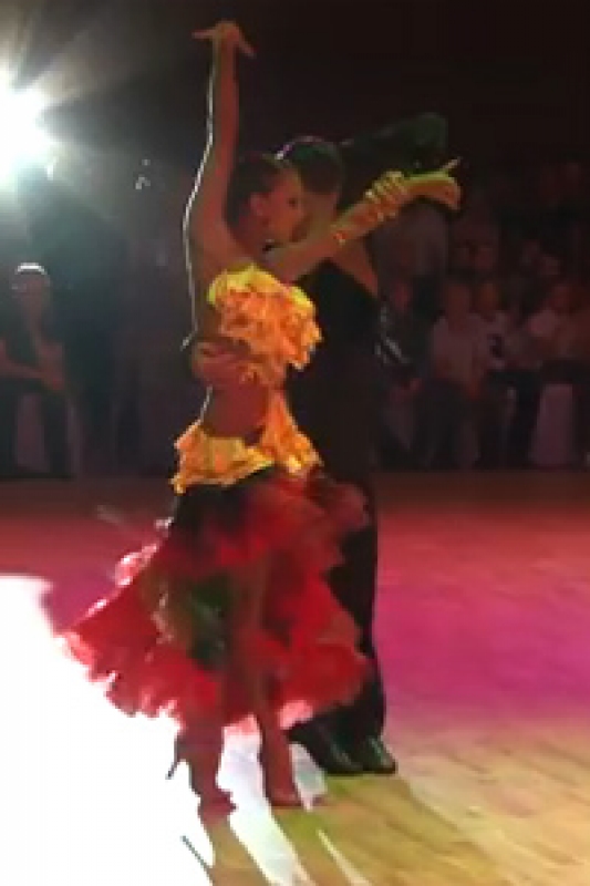 Justinas Duknauskas - Anna Melnikova (фото: DanceSport.Ru)