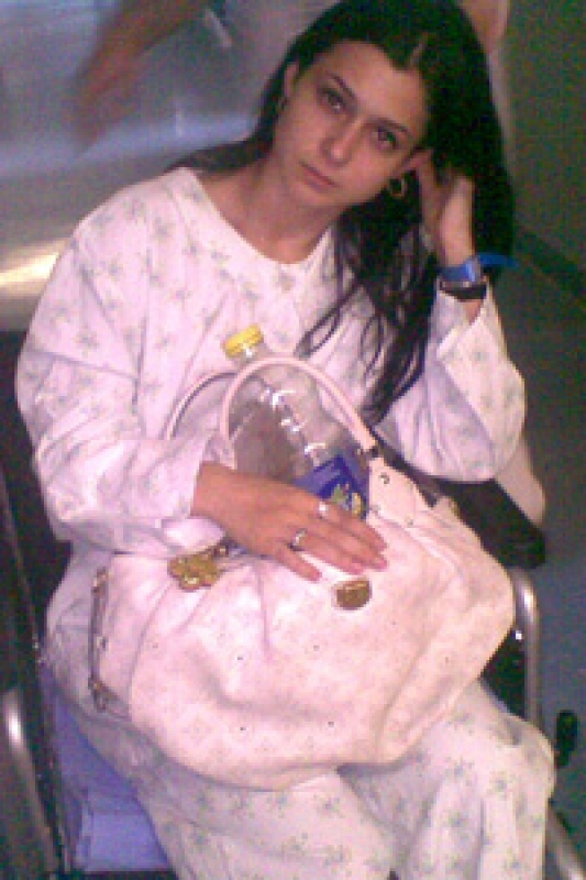 Natalya Shevchuk in the hospital