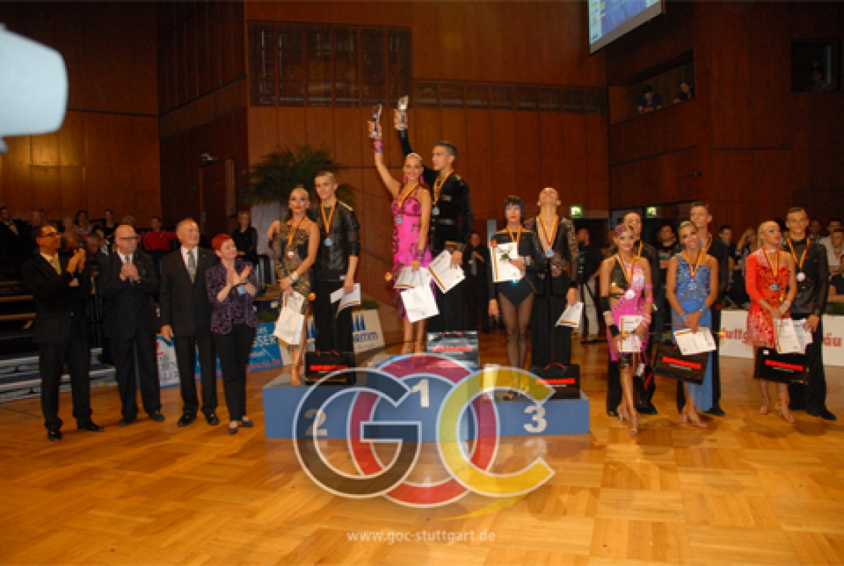 Финалисты WDSF Youth Open Latin (фото: goc-stuttgart.de)