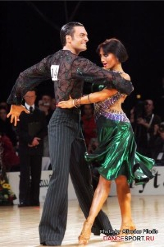 Стефано Ди Филиппо и Анна Мельникова (фото: Alfredas Pliadis специально для DanceSport.Ru)
