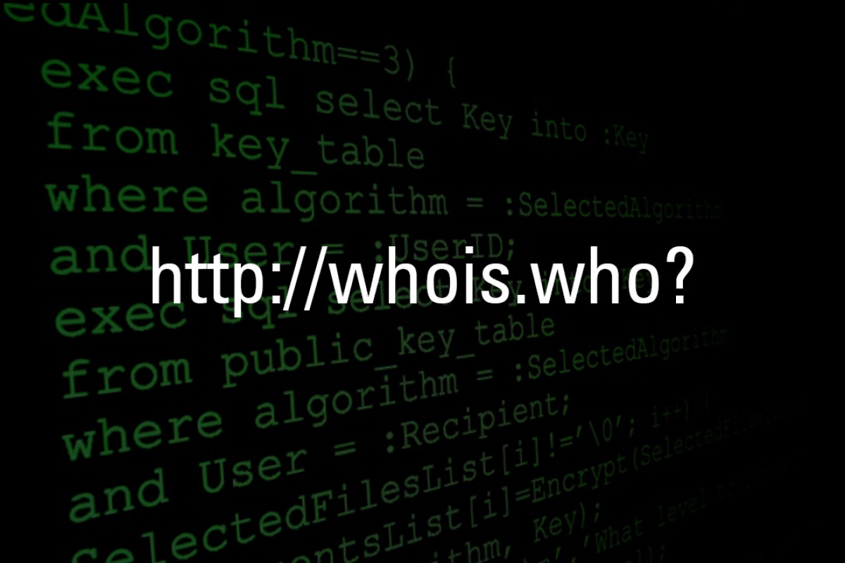 Who is Who?
