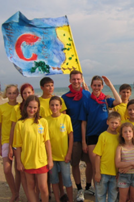 Алексей Лапин - Евгения Рожкова и участники сборов в Крыму 2007 года